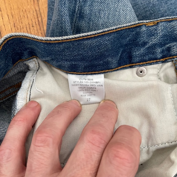 RE/DONE ORIGINALS 70s High Rise Flare Size 27 - Picture 9 of 11